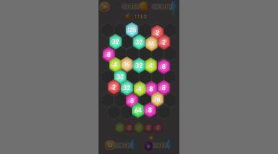 Screenshot of HexaMerge 2048