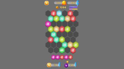 Screenshot of HexaMerge 2048