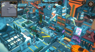 Screenshot of Hidden SciFi City Top-Down 3D
