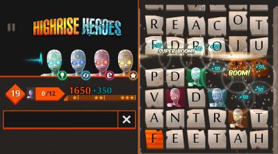 Screenshot of Highrise Heroes: Word Challenge