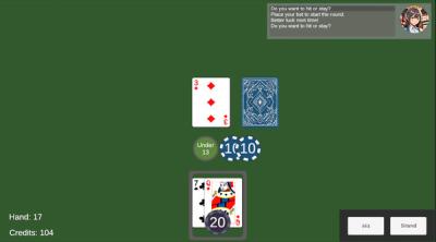 Screenshot of Hit and Stand Blackjack