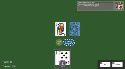 Screenshot of Hit and Stand Blackjack