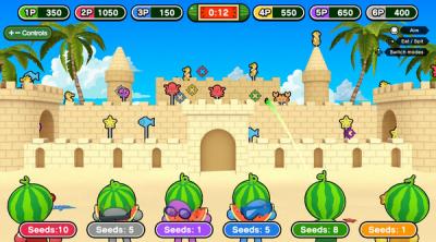 Screenshot of Hit! Spin! Watermelon Party