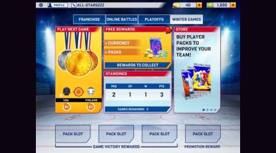 Screenshot of Hockey All Stars