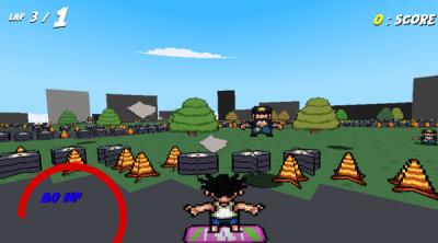 Screenshot of Hoverboard Chase