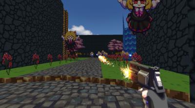 Screenshot of I Am Sakuya: Touhou FPS Game