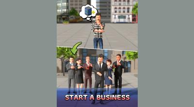 Screenshot of Idle Office Tycoon-Money game