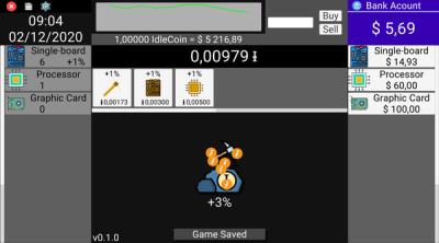 Screenshot of IdleCoin
