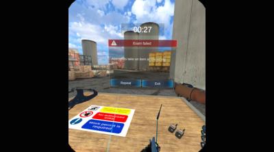Screenshot of Industry VR Trainer Confined Space Entry