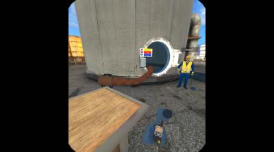 Screenshot of Industry VR Trainer Confined Space Entry