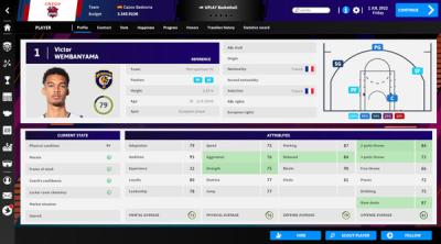 Capture d'écran de International Basketball Manager 23