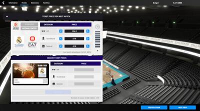 Capture d'écran de International Basketball Manager 23