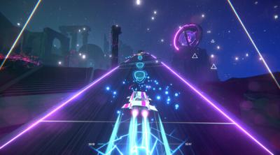 Screenshot of Invector: Rhythm Galaxy