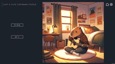 Screenshot of Just a Cute Capybara Puzzle