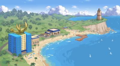 Screenshot of Just A To the Moon Series Beach Episode