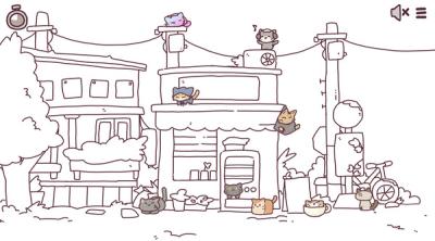 Screenshot of Just Waiting Cats