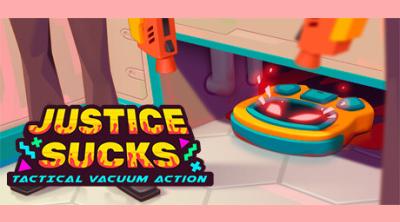 Logo de JUSTICE SUCKS: Tactical Vacuum Action
