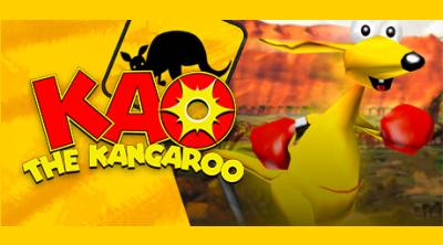 Logo of Kao the Kangaroo 2000 re-release