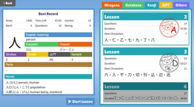 Screenshot of Kappa Kanji Adventure