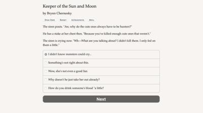 Screenshot of Keeper of the Sun and Moon