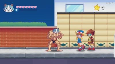 Screenshot of KinnikuNeko: SUPER MUSCLE CAT