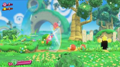 Screenshot of Kirby Star Allies