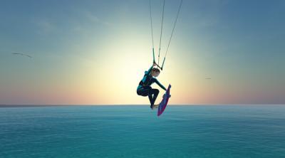 Capture d'écran de Kiteboarding