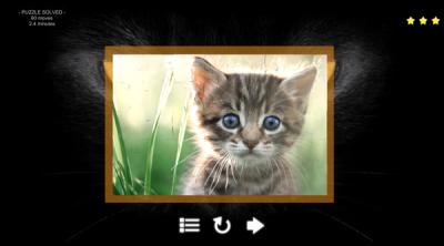 Screenshot of Kitty Cat: Jigsaw Puzzles