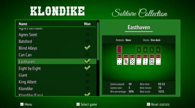 Screenshot of Klondike Solitaire Collection