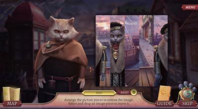 Screenshot of Knight Cats: Leaves on the Road