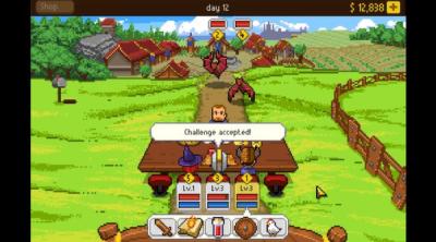 Screenshot of Knights of Pen and Paper 1 Edition