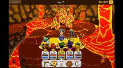 Screenshot of Knights of Pen and Paper 1 Edition