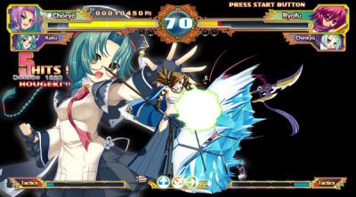 Screenshot of Koihime Enbu RyoRaiRai