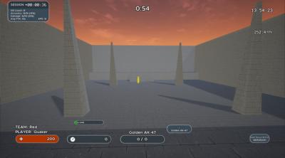 Screenshot of KovaaK's FPS Aim Trainer