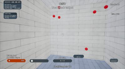 Screenshot of KovaaK's FPS Aim Trainer