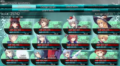 Screenshot of LABYRINTH OF TOUHOU - GENSOKYO AND THE HEAVEN-PIERCING TREE