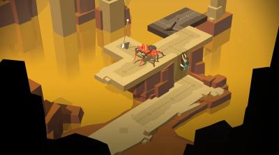 Screenshot of Lara Croft GO