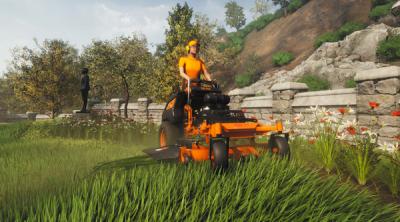 Screenshot of Lawn Mowing Simulator