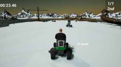Screenshot of Lawnmower Game: Racing