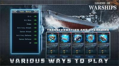 Screenshot of League of Battleship: Sea Warfare