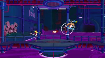 Screenshot of Lethal League Blaze