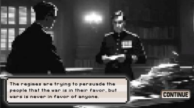 Screenshot of Letters from the War