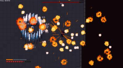 Screenshot of Little Fire Girl Fights Final Boss acaaccaBoss!