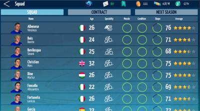 Screenshot of Live Cycling Manager 2022
