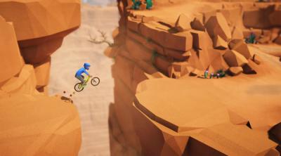 Screenshot of Lonely Mountains: Downhill