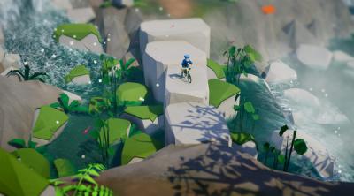 Screenshot of Lonely Mountains: Downhill