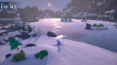 Screenshot of Lonely Mountains: Snow Riders