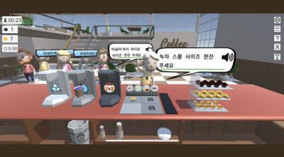 Screenshot of Lost Abroad CafA: A Language Learning Management Sim