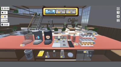 Screenshot of Lost Abroad CafA: A Language Learning Management Sim