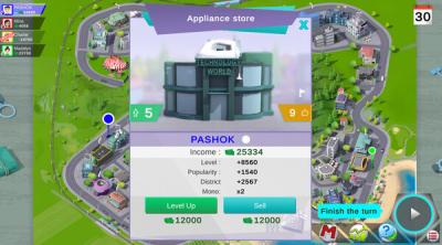Screenshot of Luck City - monopoly